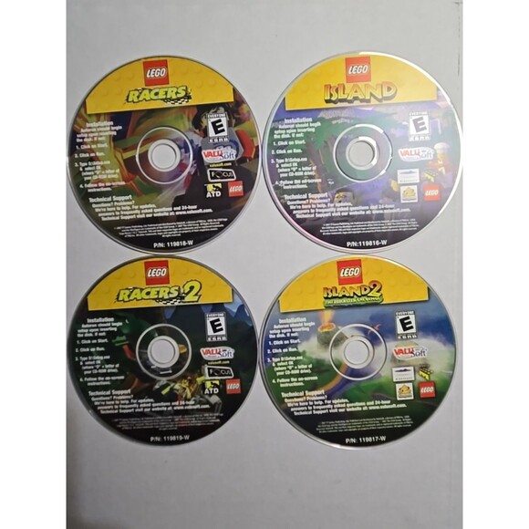 2007 Lego 4 Game Collection Set (Island, Island 2, Racers, Racers 2) - Picture 8 of 13